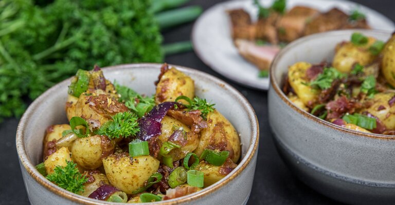 BBQ Kartoffelsalat mit Löwensenf Senf