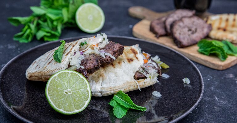 Kebab Rezept mit Löwensenf Sauce