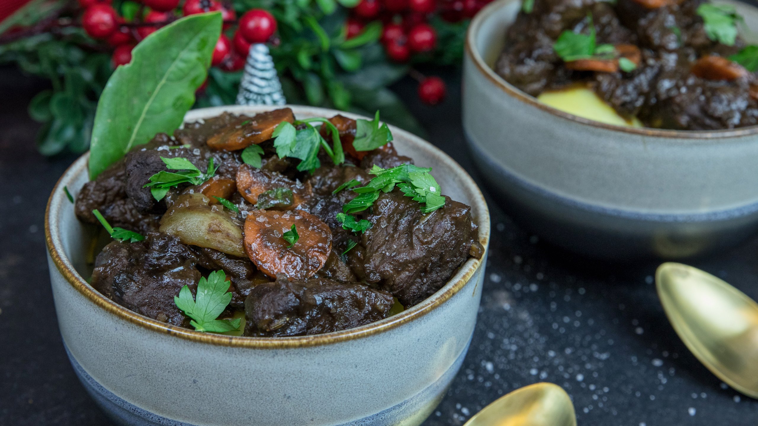 Bier Senf Wildgulasch mit Löwensenf Senf