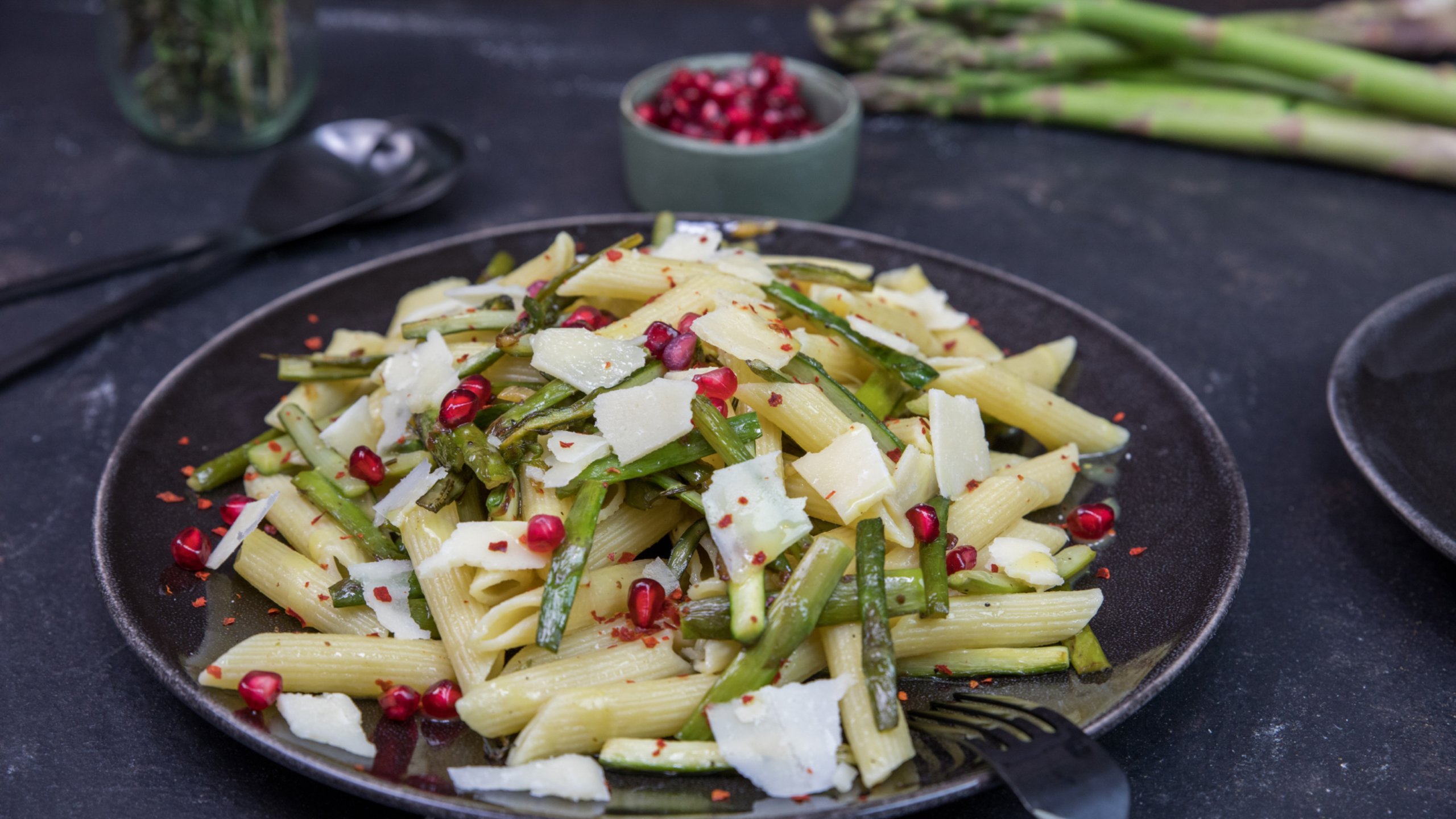 Löwensenf Rezept Zitronen Spargel Pasta