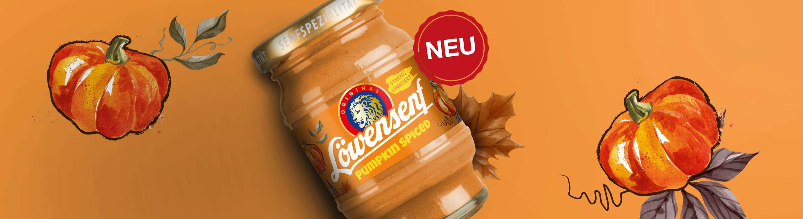 Limited Edition Pumpkin Spiced Senf - Kürbissenf