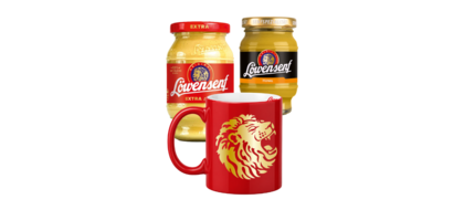 Löwensenf Scharf & Süß Set mit Tasse