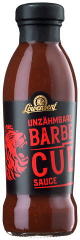 Löwensenf Grillsauce BBQ Sauce 230 ml Glasflasche