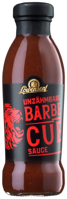 Löwensenf Grillsauce BBQ Sauce 230 ml Glasflasche