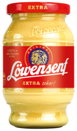 Löwensenf extra scharf 250ml Tönnchen 