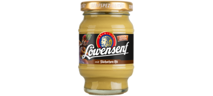 Löwensenf Senfspezialität Füchschen Alt (100ml) Tönnchen