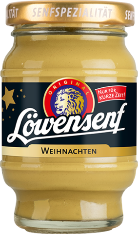 Spezialitäten Weihnachtssenf von Develey im 100ml Tönnchen