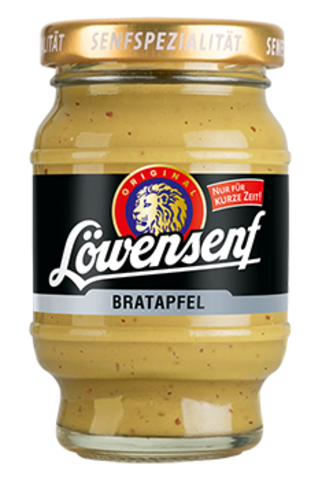 Löwensenf Senfspezialität Bratapfelsenf 100ml Tönnchen