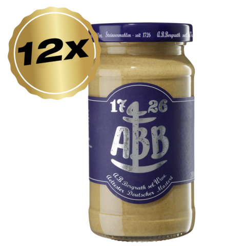 ABB Mostert Schraubglas 12x200 ml