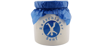 Radschläger Senf (250 ml) Steinguttopf