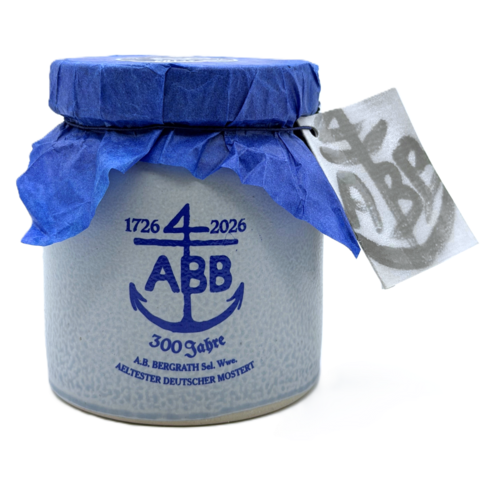 ABB ältester deutscher Mostert 300 Jahre Jubiläumsedition 250ml Mostertfabrik